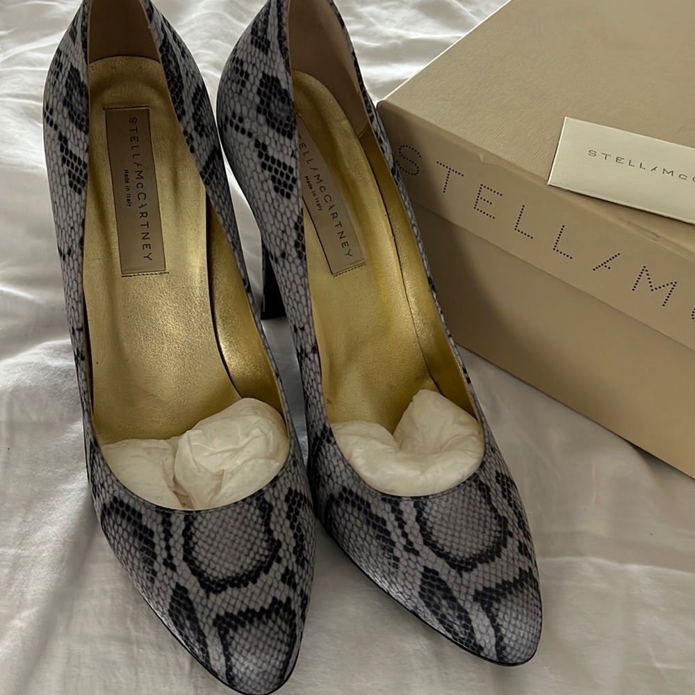 New Stella McCartney Python Paint Point Toe